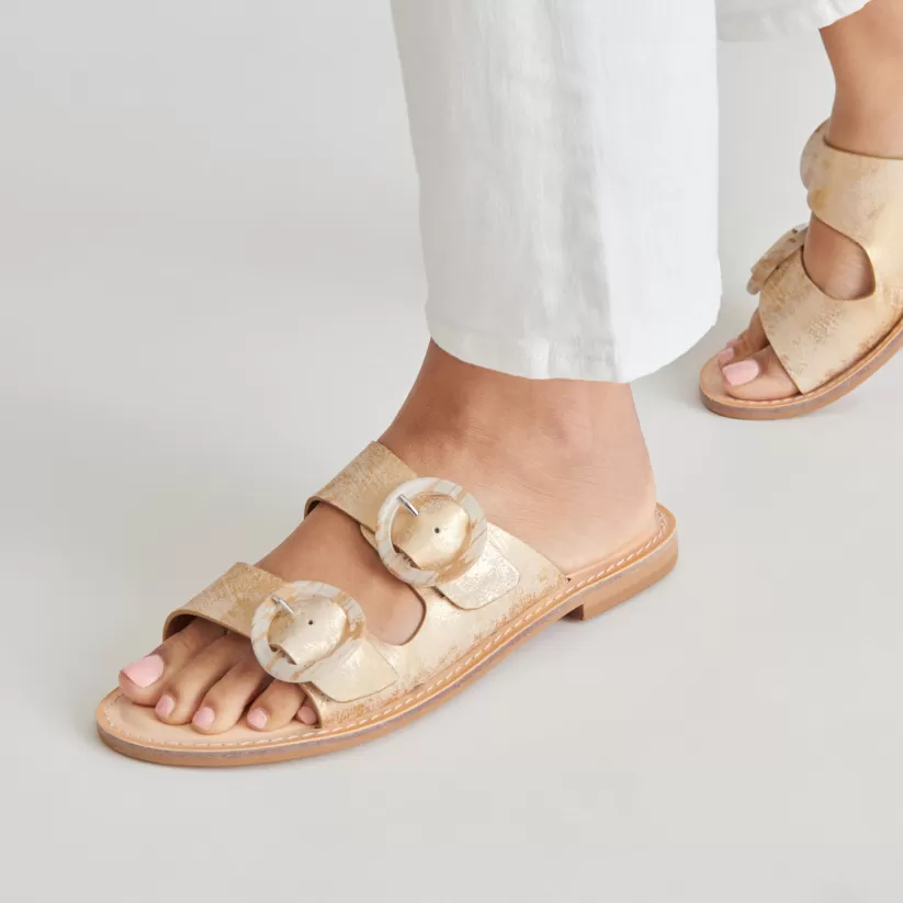Sandals | Dolce Vita SECILY SANDALS LIGHT GOLD NUBUCK LIGHTGOLDNUBUCK