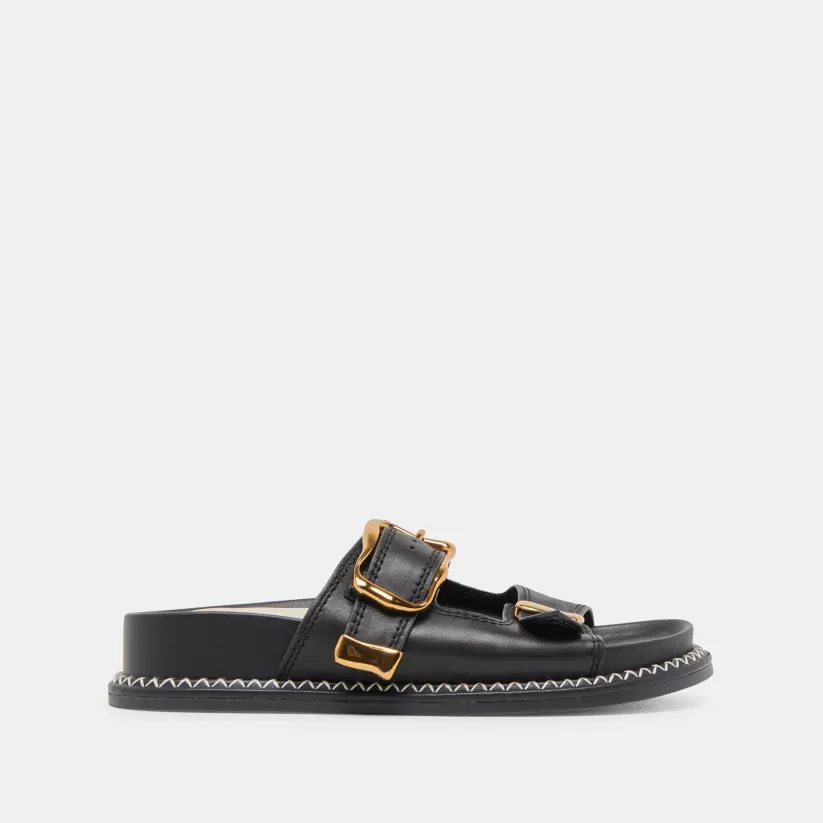 Sandals | Dolce Vita SEVANA SANDALS BLACK LEATHER BLACKLEATHER