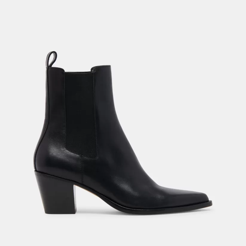 Wide Widths | Dolce Vita SHADIE H2O WIDE BOOTIES BLACK LEATHER BLACKLEATHER