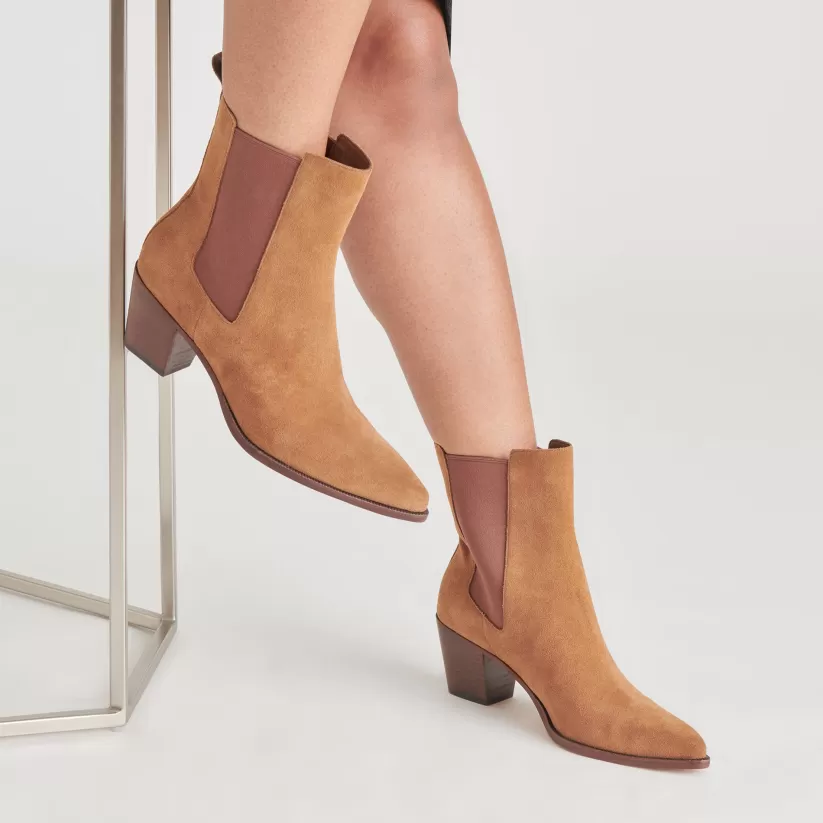 Wide Widths | Dolce Vita SHADIE H2O WIDE BOOTIES BROWN SUEDE BROWNSUEDE