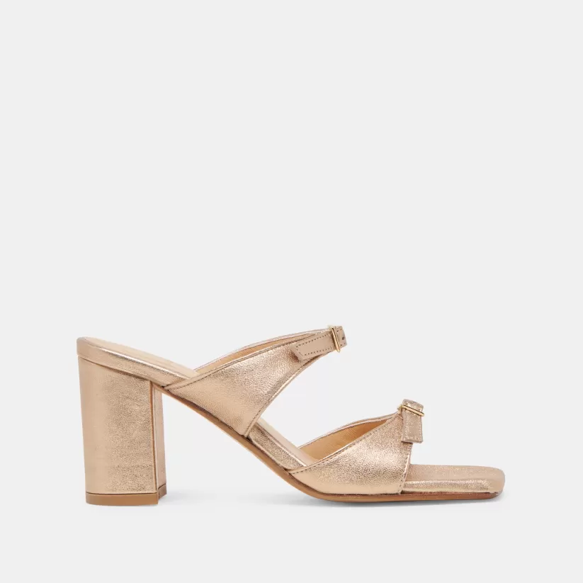 Make It Metallic | Heels | Dolce Vita SHANE HEELS GOLD METALLIC LEATHER GOLDMETALLICLEATHER
