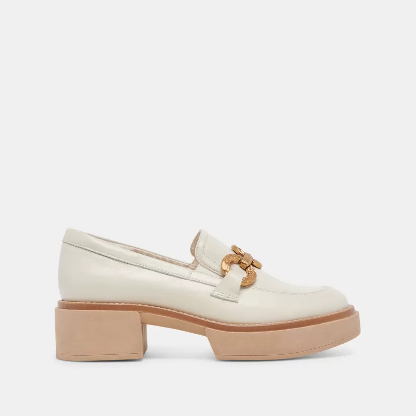 Flats & Loafers | Dolce Vita SHEENA LOAFERS IVORY CRINKLE PATENT IVORYCRINKLEPATENT
