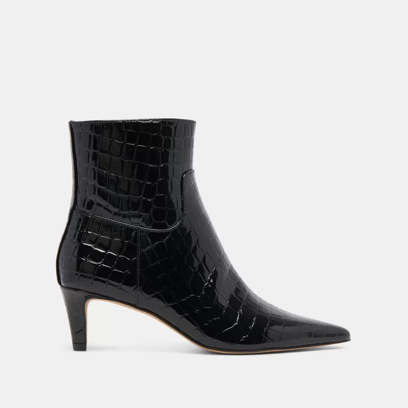 Boots & Booties | Dolce Vita SONDRA BOOTIES NOIR EMBOSSED LEATHER NOIREMBOSSEDLEATHER