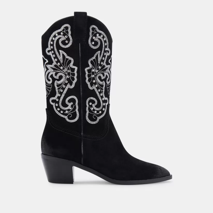 Western Inspired | Dolce Vita SULA BOOTS BLACK SUEDE BLACKSUEDE