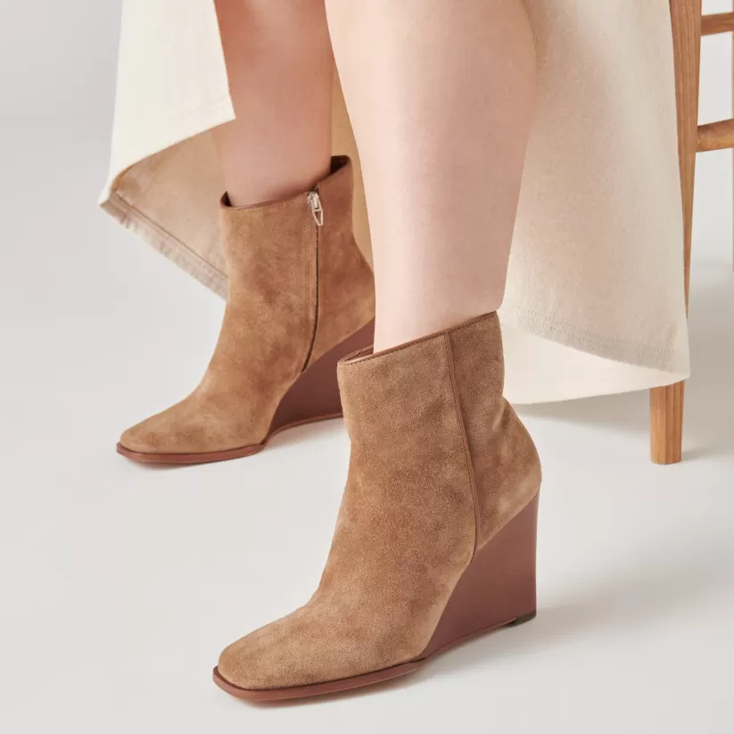 Wide Widths | Dolce Vita SUSANN WIDE BOOTIES CHESTNUT SUEDE CHESTNUTSUEDE