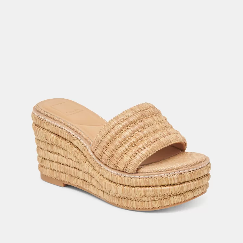 Wedges | Sandals | Dolce Vita THRONE WEDGES LT NATURAL RAFFIA LTNATURALRAFFIA
