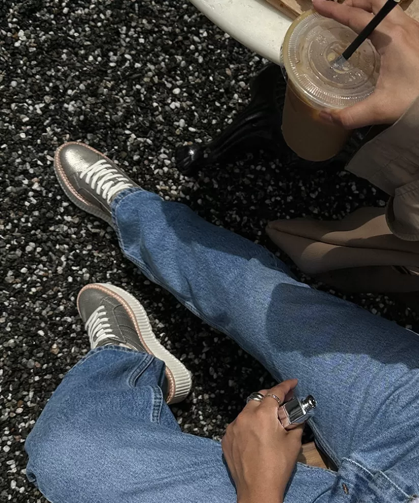 Sneakers | Dolce Vita TIGER SNEAKERS LIGHT GOLD LEATHER LIGHTGOLDLEATHER