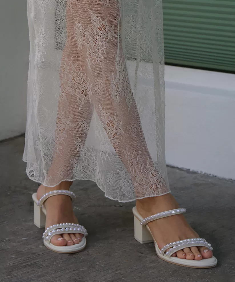 Sandals | Heels | Dolce Vita TINKER PEARL HEELS VANILLA PEARLS VANILLAPEARLS