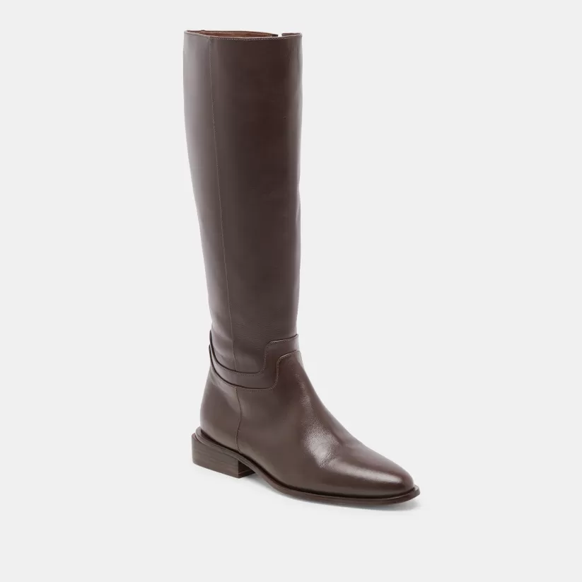 Tall Boots | Wide Calf | Dolce Vita VERDI WIDE CALF BOOTS WALNUT LEATHER WALNUTLEATHER