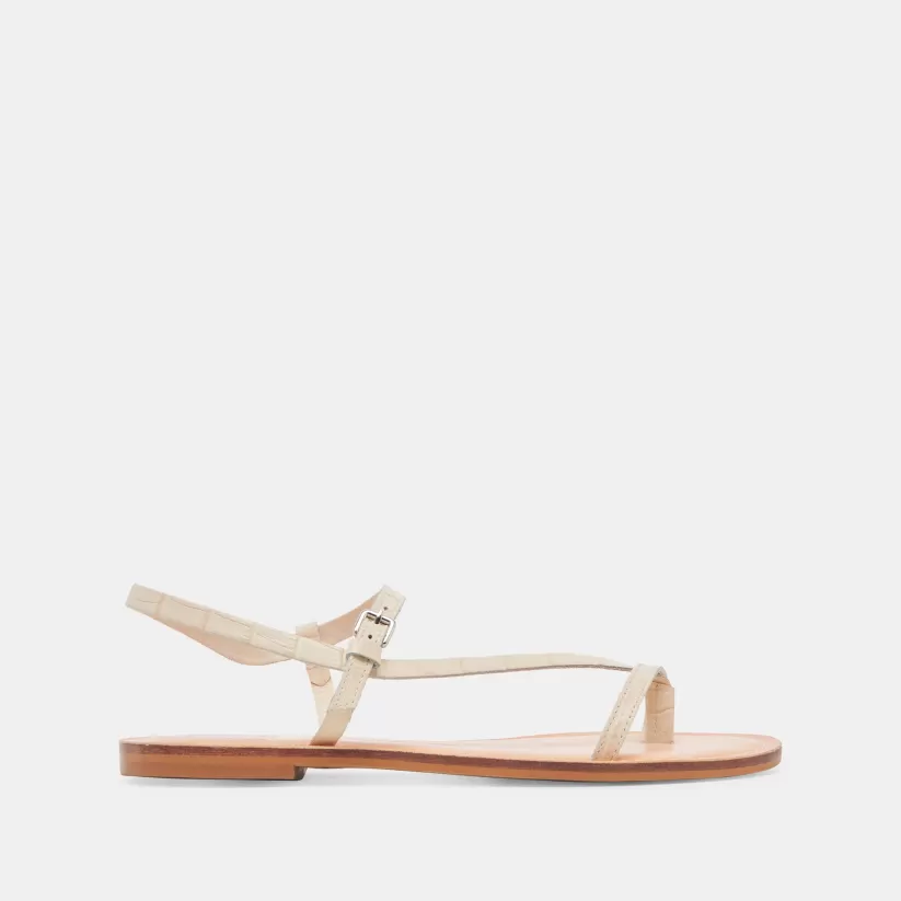 Sandals | Dolce Vita WANDRE SANDALS BONE EMBOSSED LEATHER BONEEMBOSSEDLEATHER