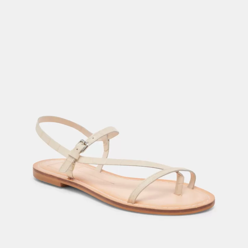 Sandals | Dolce Vita WANDRE SANDALS BONE EMBOSSED LEATHER BONEEMBOSSEDLEATHER
