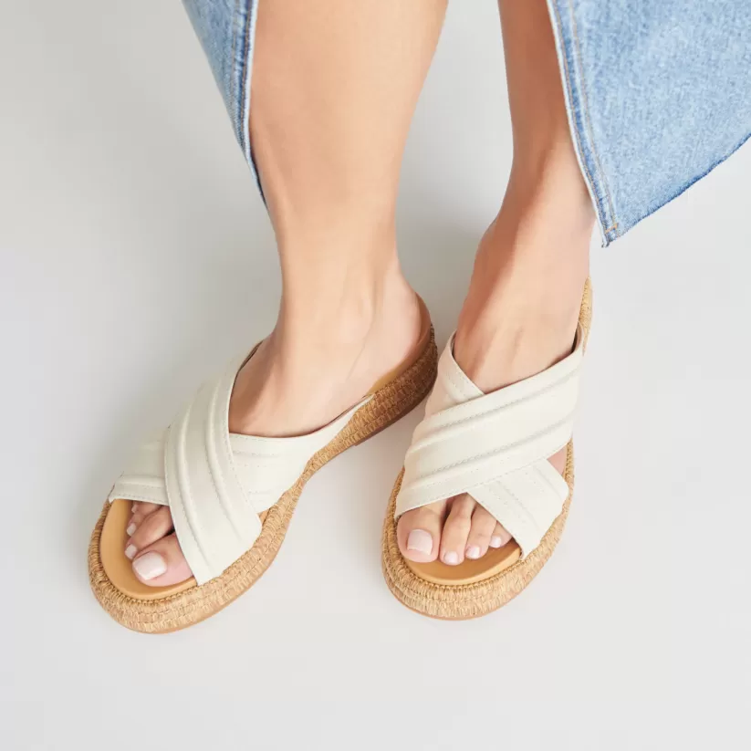 Sandals | Dolce Vita WESLEE SANDALS IVORY LEATHER IVORYLEATHER