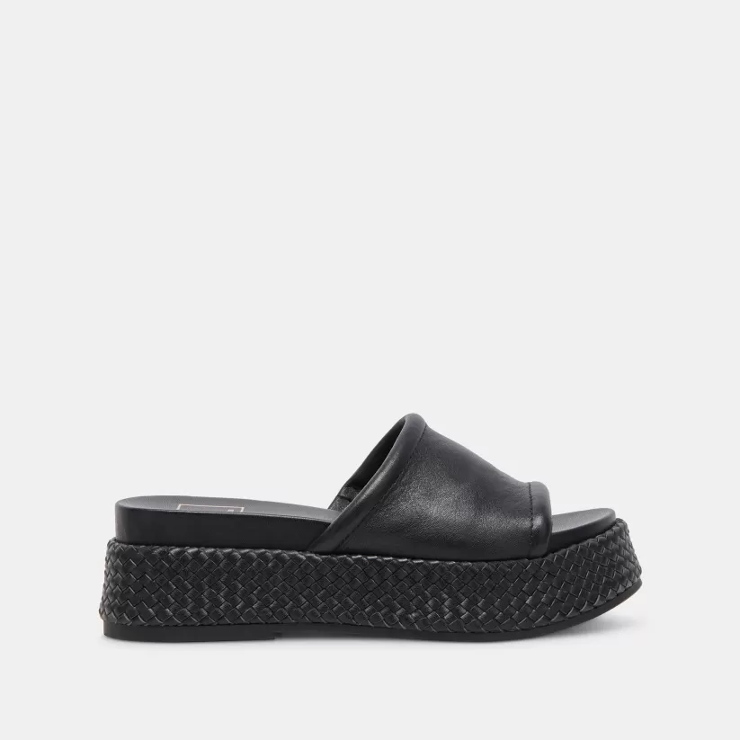 Sandals | Dolce Vita WIMSYN SANDALS BLACK LEATHER BLACKLEATHER