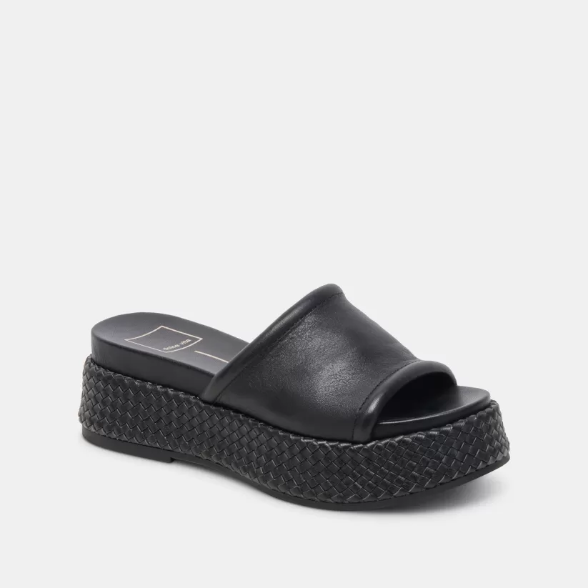 Sandals | Dolce Vita WIMSYN SANDALS BLACK LEATHER BLACKLEATHER