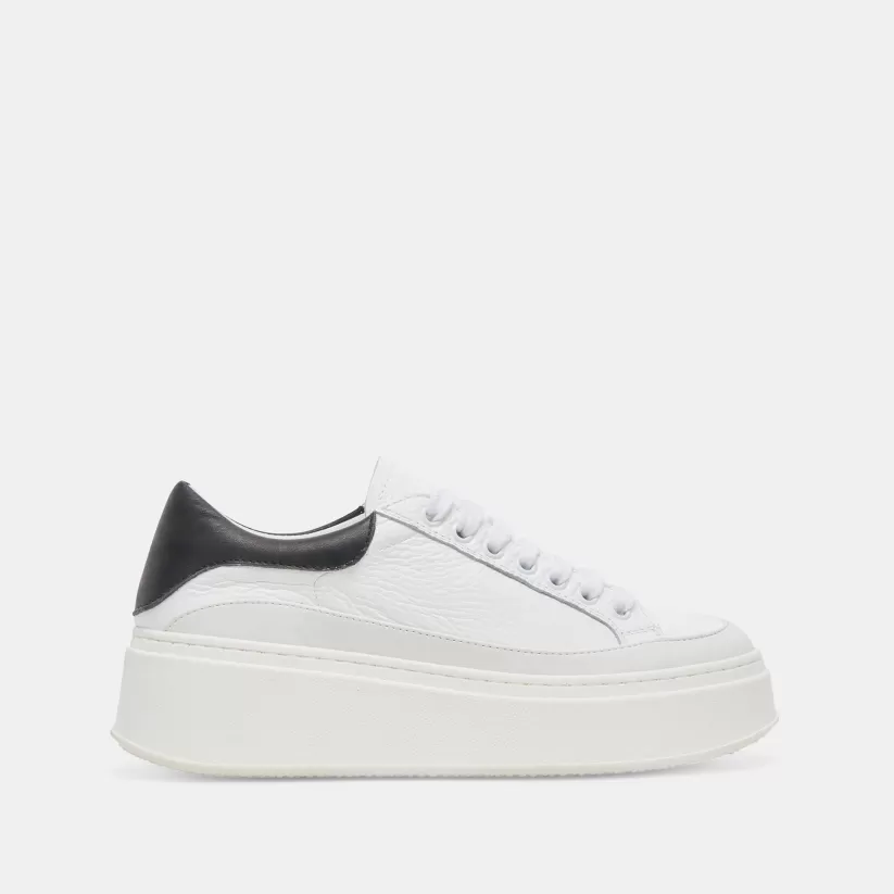 Sneakers | Dolce Vita WYETT SNEAKERS WHITE BLACK LEATHER WHITEBLACKLEATHER