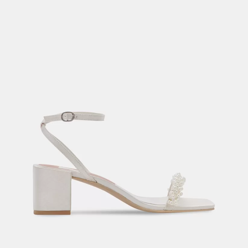 Sandals | Heels | Dolce Vita ZALIMA HEELS VANILLA PEARLS VANILLAPEARLS