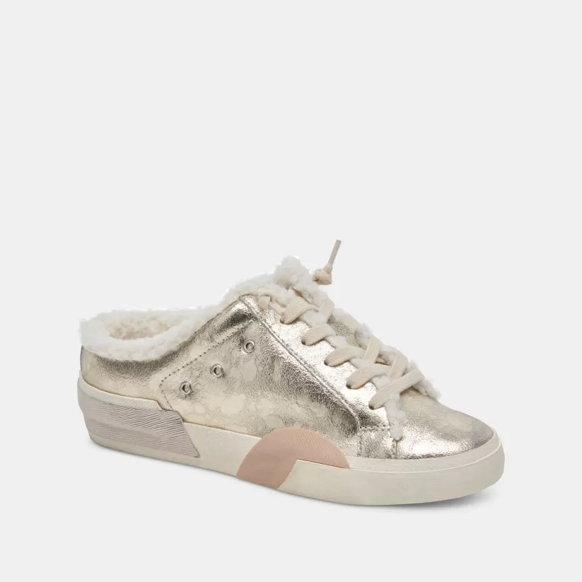 Make It Metallic | Mules & Clogs | Dolce Vita ZANTEL SNEAKERS PLATINUM DISTRESSED LEATHER PLATINUMDISTRESSEDLEATHER