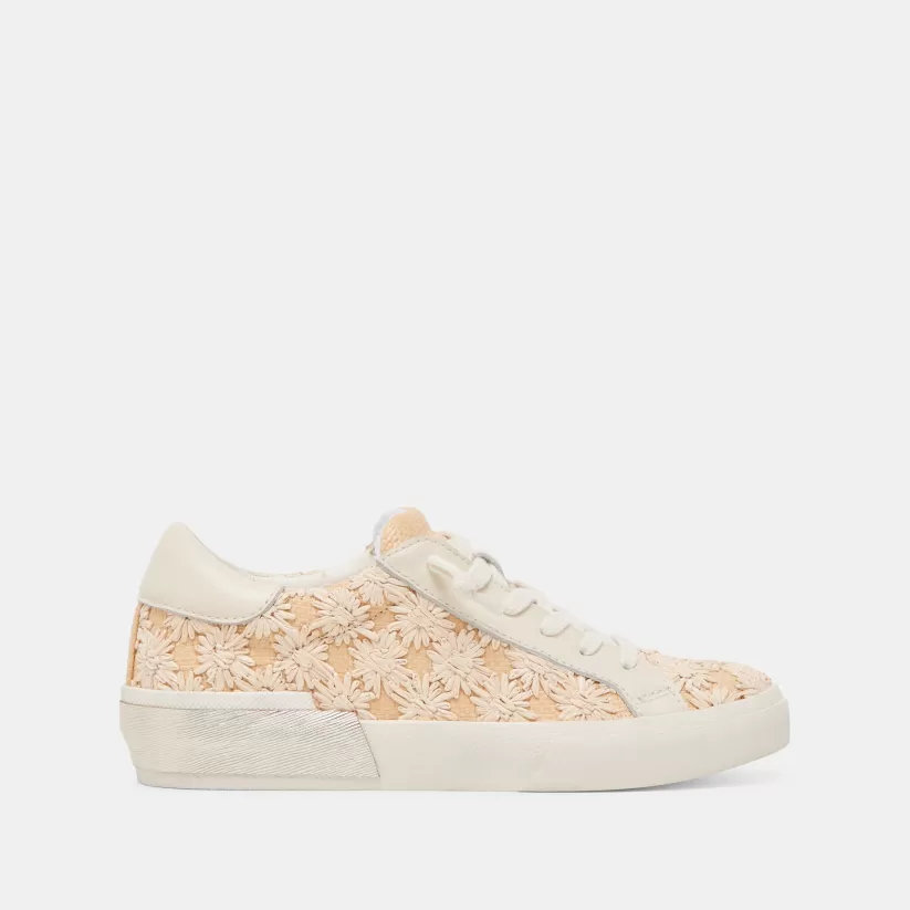 Sneakers | Dolce Vita ZINA FLORAL SNEAKERS CREME FLORAL RAFFIA CREMEFLORALRAFFIA