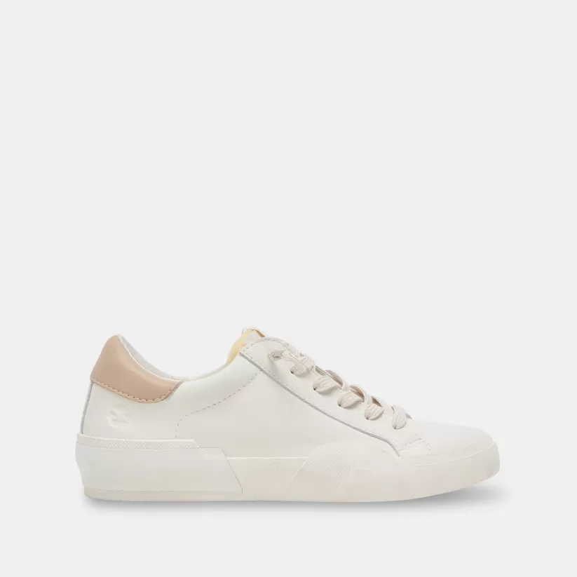 Sneakers | Dolce Vita ZINA FOAM 360 SNEAKERS WHITE DUNE RECYCLED LEATHER WHITEDUNERECYCLEDLEATHER