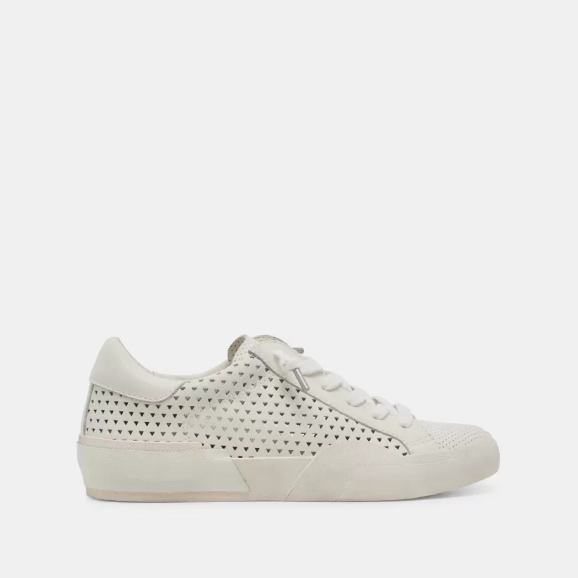 Sneakers | Dolce Vita ZINA PERF 360 SNEAKERS WHITE LEATHER WHITELEATHER