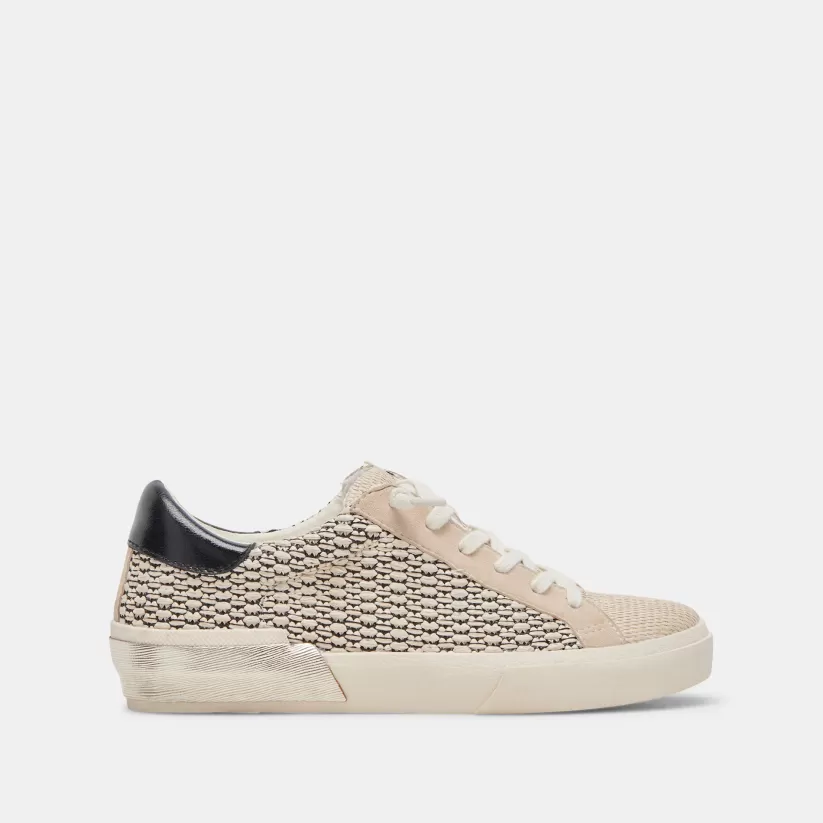 Sneakers | Dolce Vita ZINA SNEAKERS BLACK NATURAL RAFFIA BLACKNATURALRAFFIA
