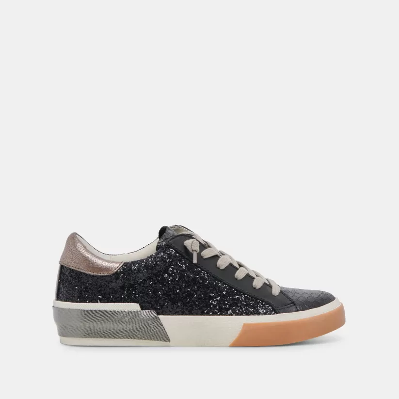 Sneakers | Dolce Vita ZINA SNEAKERS BLACK SHIMMER GLITTER BLACKSHIMMERGLITTER