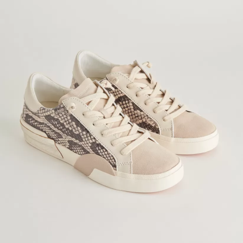 Sneakers | Dolce Vita ZINA SNEAKERS BLACK WHITE EMBOSSED SNAKE BLACKWHITEEMBOSSEDSNAKE