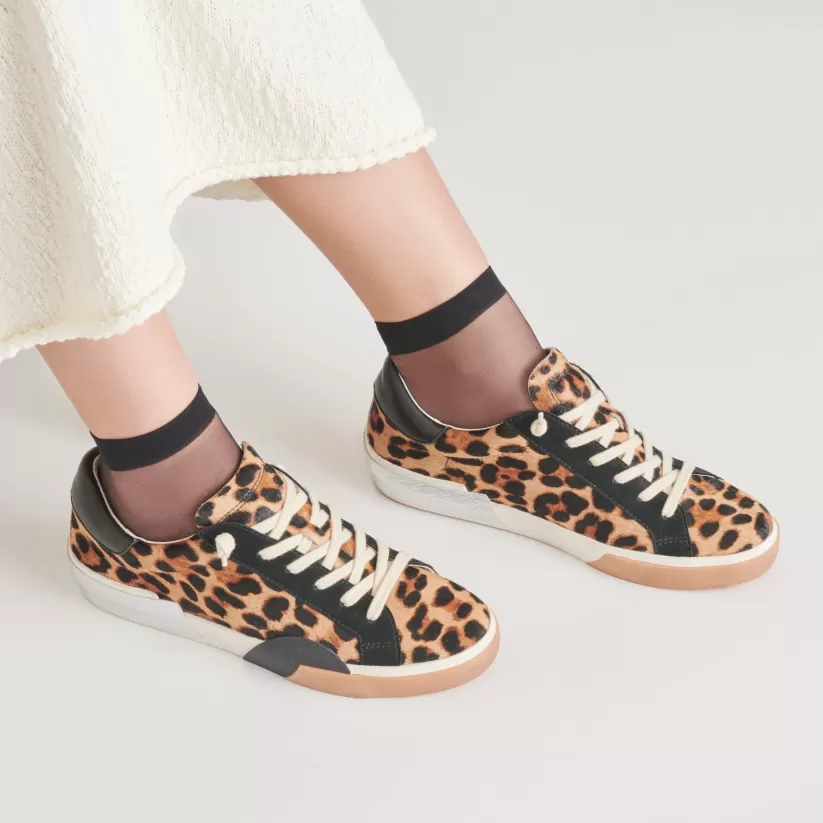 Leopard | Sneakers | Dolce Vita ZINA SNEAKERS LEOPARD BLACK CALF HAIR LEOPARDBLACKCALFHAIR