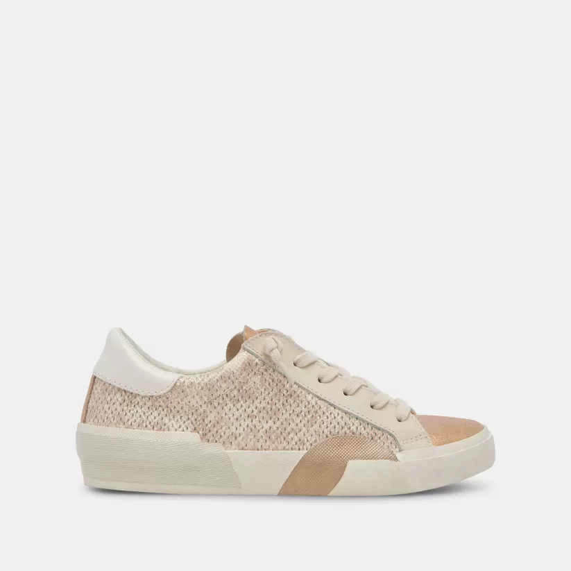 Sneakers | Dolce Vita ZINA SNEAKERS SAND EMBOSSED LEATHER SANDEMBOSSEDLEATHER