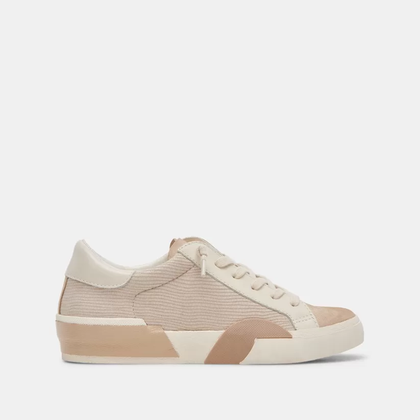 Sneakers | Dolce Vita ZINA SNEAKERS WHITE DUNE EMBOSSED LEATHER WHITEDUNEEMBOSSEDLEATHER
