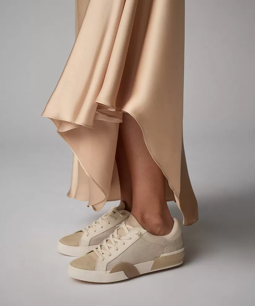 Sneakers | Dolce Vita ZINA SNEAKERS WHITE DUNE EMBOSSED LEATHER WHITEDUNEEMBOSSEDLEATHER