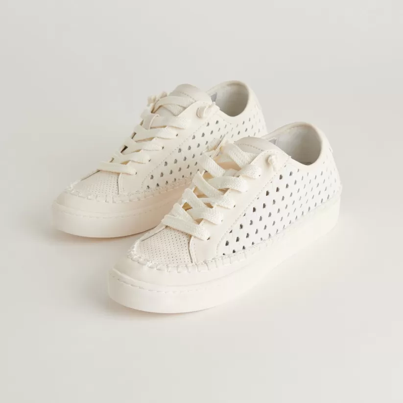 Sneakers | Dolce Vita ZOLEN SNEAKERS WHITE PERFORATED LEATHER WHITEPERFORATEDLEATHER