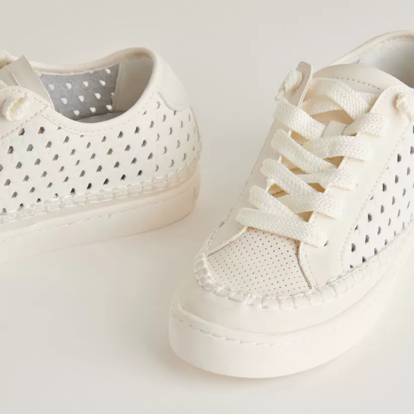 Sneakers | Dolce Vita ZOLEN SNEAKERS WHITE PERFORATED LEATHER WHITEPERFORATEDLEATHER